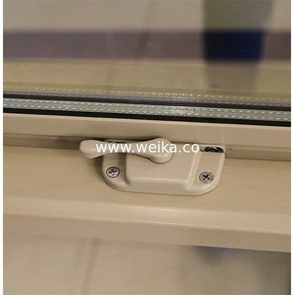 Pannello inferiore in PVC, vetro a bassa resistenza, parte superiore fisso, fascia, finestra solare, lucchetto a mezzaluna