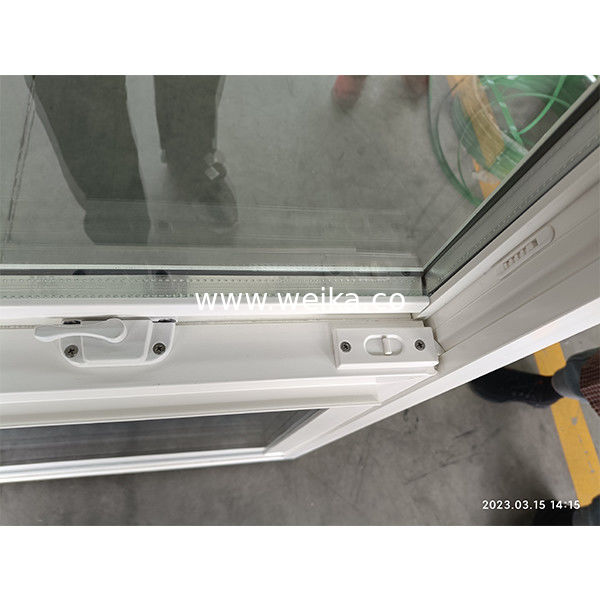 Vetro temperato UPVC Finestra sola appesa per casa di campagna doppi vetri