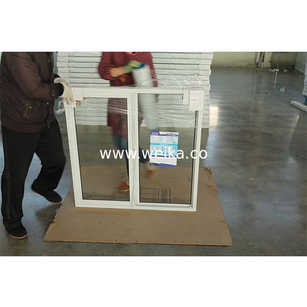 Area di accoglienza Finestra scorrevole in UPVC con vetro ghiacciato Privacy Sostituzione economica Finestra scorrevole in UPVC per ristrutturazioni domestiche