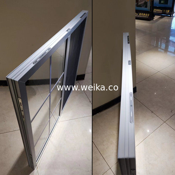 Finestre scorrevoli a doppio vetro UPVC Premium Fabbrica diretta 15+ anni di esperienza Finestra scorrevole in PVC