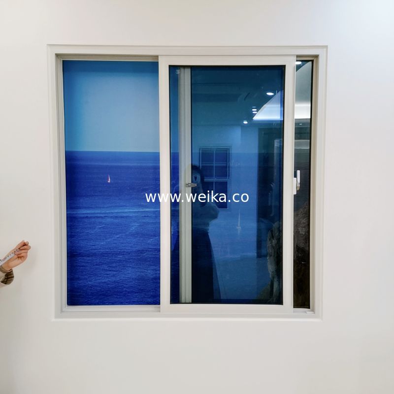 Profili scorrevoli singoli finestre in UPVC con doppio vetro