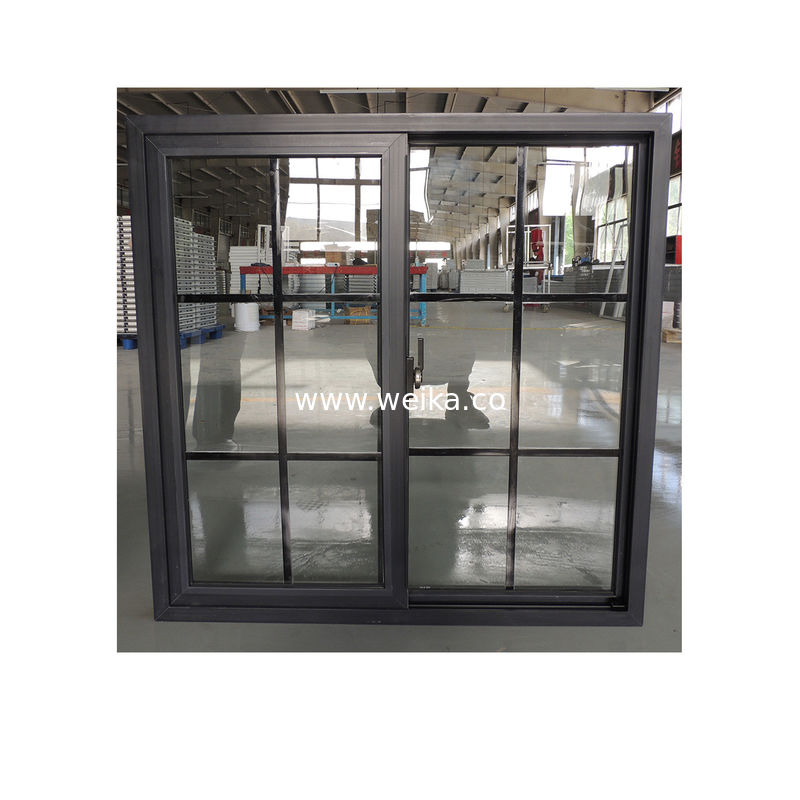 Disegno semplice e trasparente Vinyl Slide Windows Americano UPVC Sliding Windows per il vostro