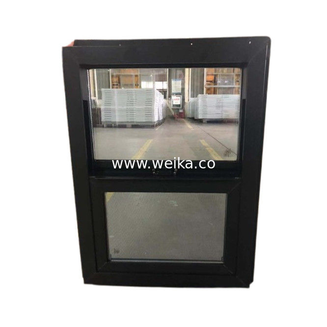 Finestra scorrevole verticale singola in UPVC con buona reputazione sul mercato Bianco o personalizzato