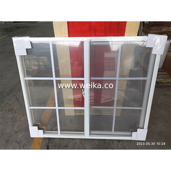 Fibra di vetro Fly Screen alluminio finestra scorrevole e porta di alta resistenza serie Weika 37