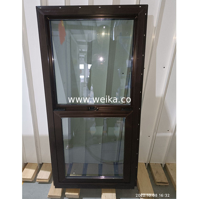 Crescent Lock Top Fixed Sash Single Hang Windows UPVC Lower Panel Low-E Glass