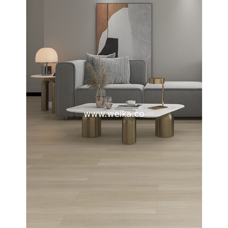 Materiale in PVC impermeabile Pavimenti SPC moderni da 4 mm per camera da letto Soluzione di progettazione grafica
