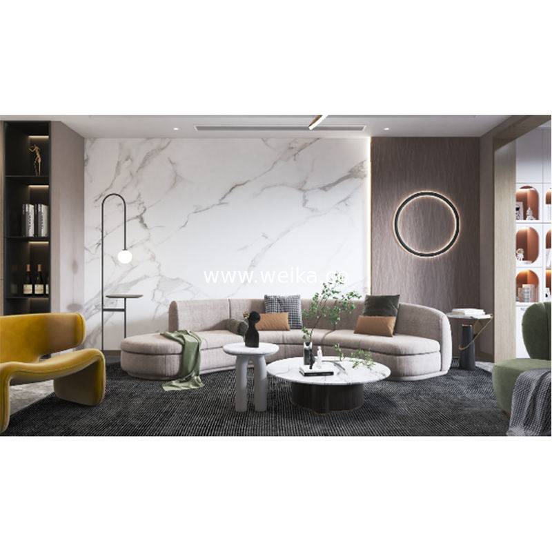 3D PVC Click SPC Wall Board Marmo Decorativo Interno Mural Pannelli da parete in legno