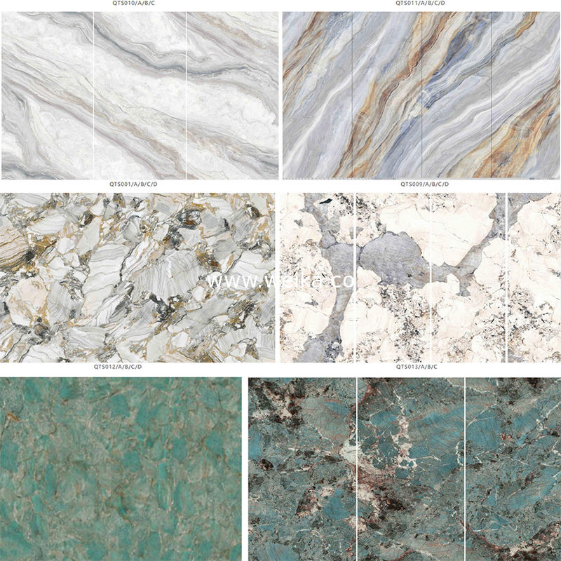 Lussureggiante impermeabile Bagno Decorativo SPC Pannelli da parete Soundproof Interni SPC lamiera di marmo