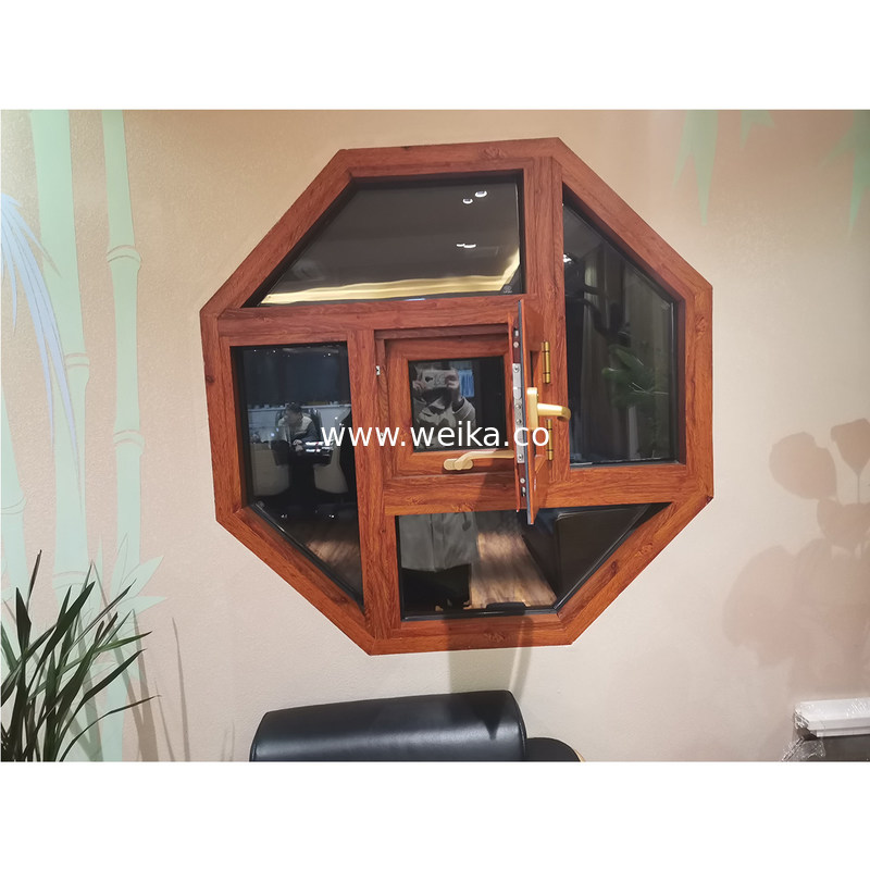 Miglior design vetro fisso ottagonale con vetro sospeso in alluminio