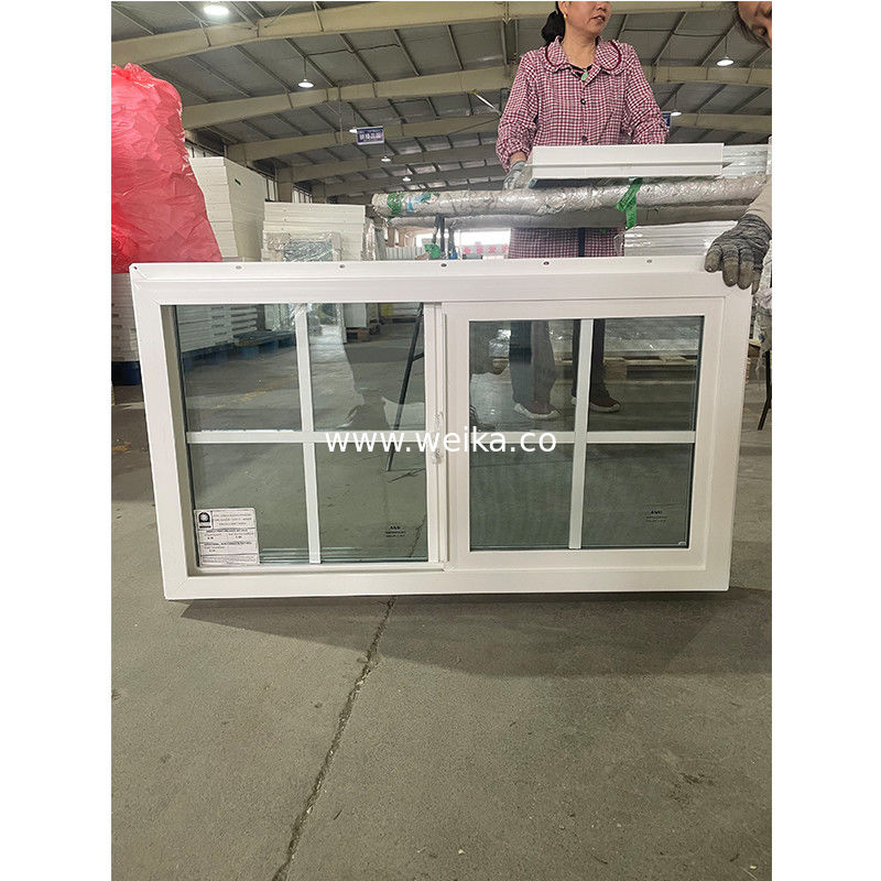 Fibra di vetro reticolare UPVC finestra scorrevole e porta progettazione integrata del materiale interno del ventilatore