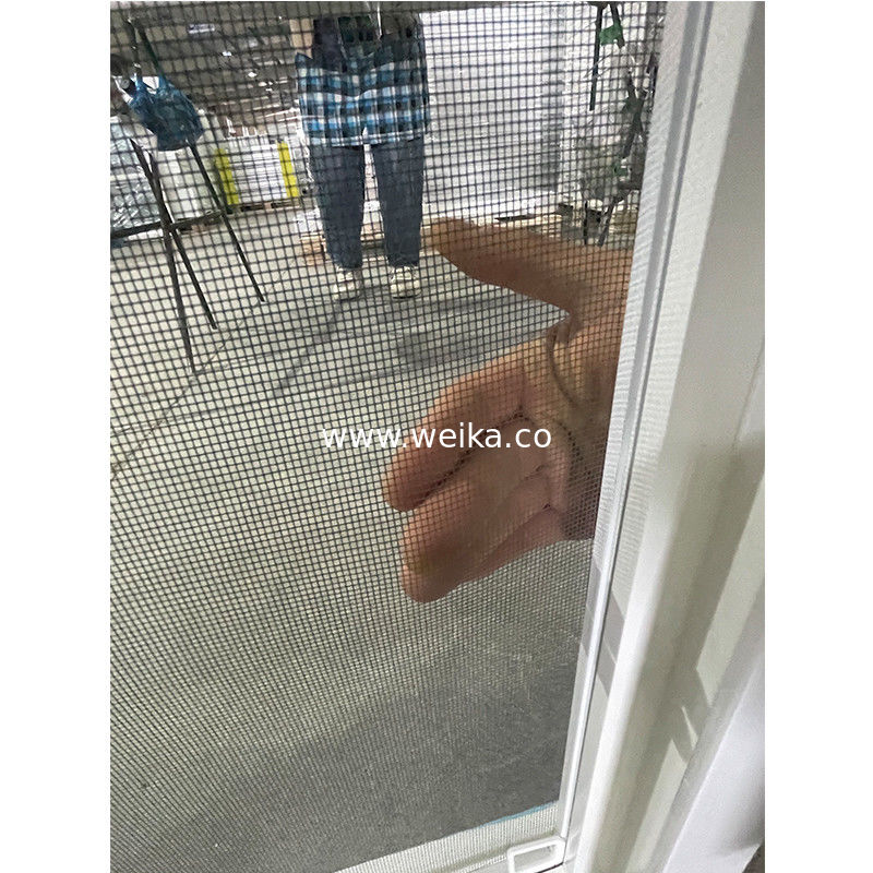 Fibra di vetro reticolare UPVC finestra scorrevole e porta progettazione integrata del materiale interno del ventilatore