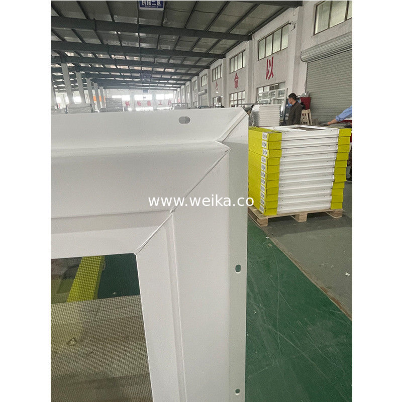 Soluzioni per finestre scorrevoli in PVC a doppio vetro 58mm/65mm/80mm/82mm Serie di profili e design in vetro temperato