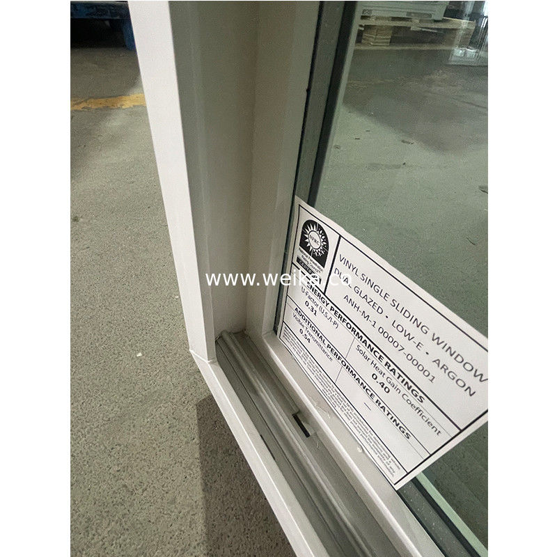 Soluzioni per finestre scorrevoli in PVC a doppio vetro 58mm/65mm/80mm/82mm Serie di profili e design in vetro temperato