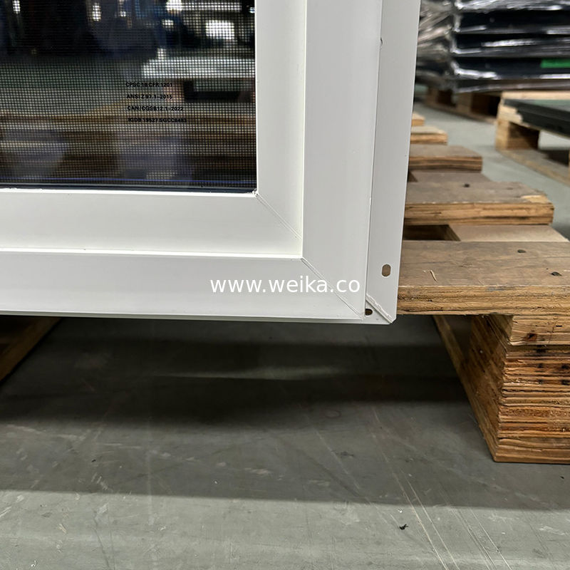 Finestra scorrevole in UPVC a prova di zanzare con maglia per climi tropicali Custom 30x30 Finestra scorrevole in UPVC per ventilazione compatta della cucina