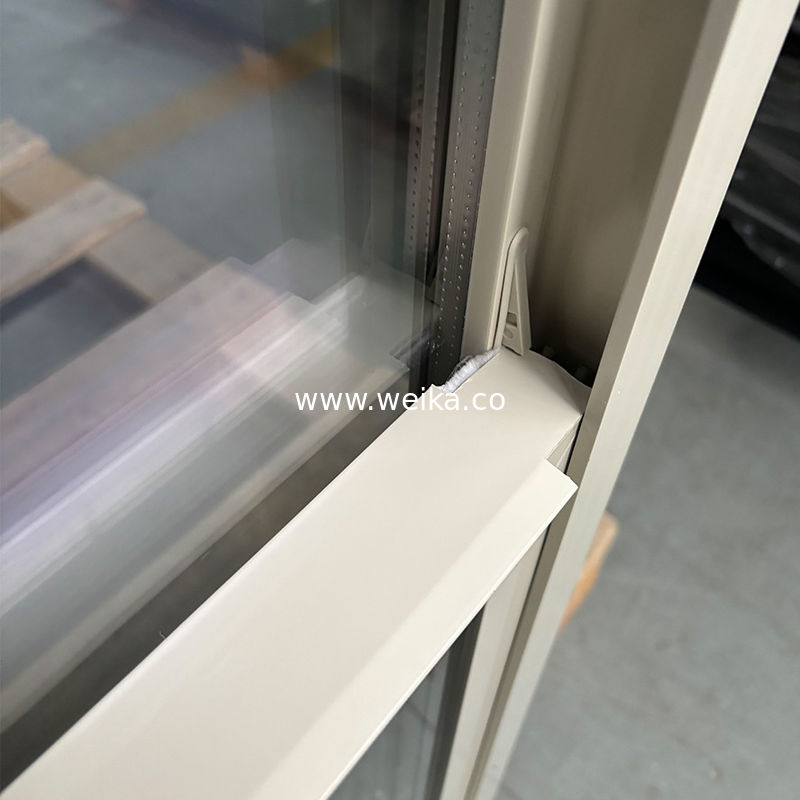 Hardware durevole e profili di estrusione Energia UPVC vinile finestre a sospensione singola per case residenziali