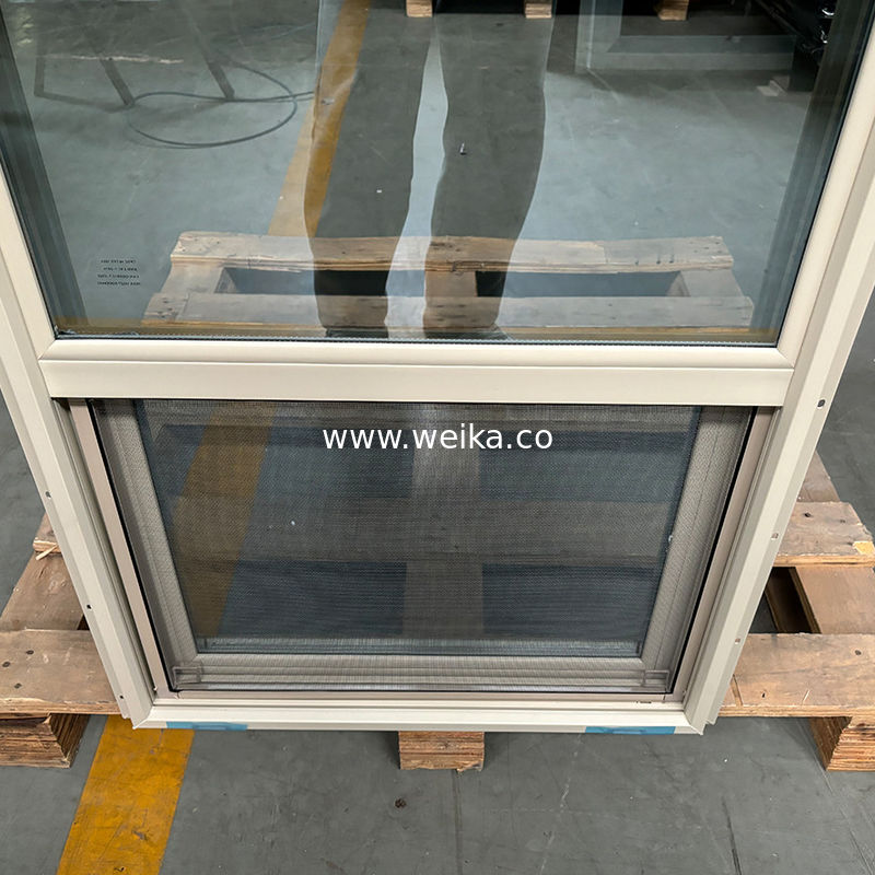 Dimensione personalizzata Finestra UPVC Single Hang con materiale PVC 1.4mm-1.8mm Spessore