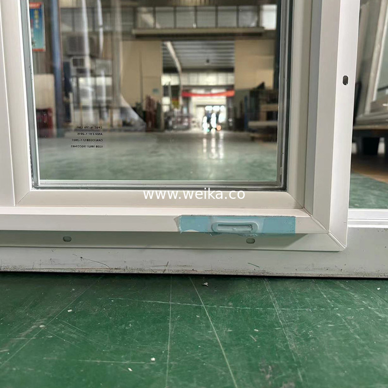 Cerniera a frizione per finestra e porta scorrevole in PVC con intaglio standard e vetro float