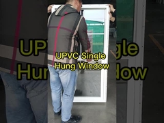 il vinile ha appeso le finestre di vetro temperate lustrate doppio delle finestre