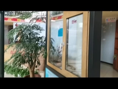 ODM Casement alluminio Tilt And Turn Windows colore legno