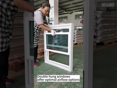 Serie WEIKA 105 doppiamente appesi con finestre in vinile inclinabile