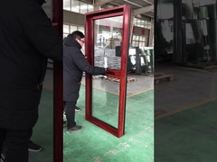 WEIKA vetro di alluminio in lega di legno con tendone a grano