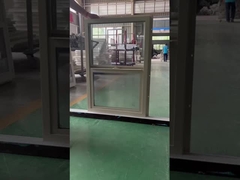 Pannello inferiore in PVC, vetro a bassa resistenza, parte superiore fisso, fascia, finestra solare, lucchetto a mezzaluna