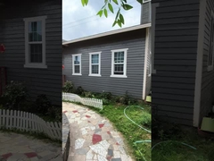 WEIKA 82 Finestre monofilate in uPVC installate in cabina soleggiata